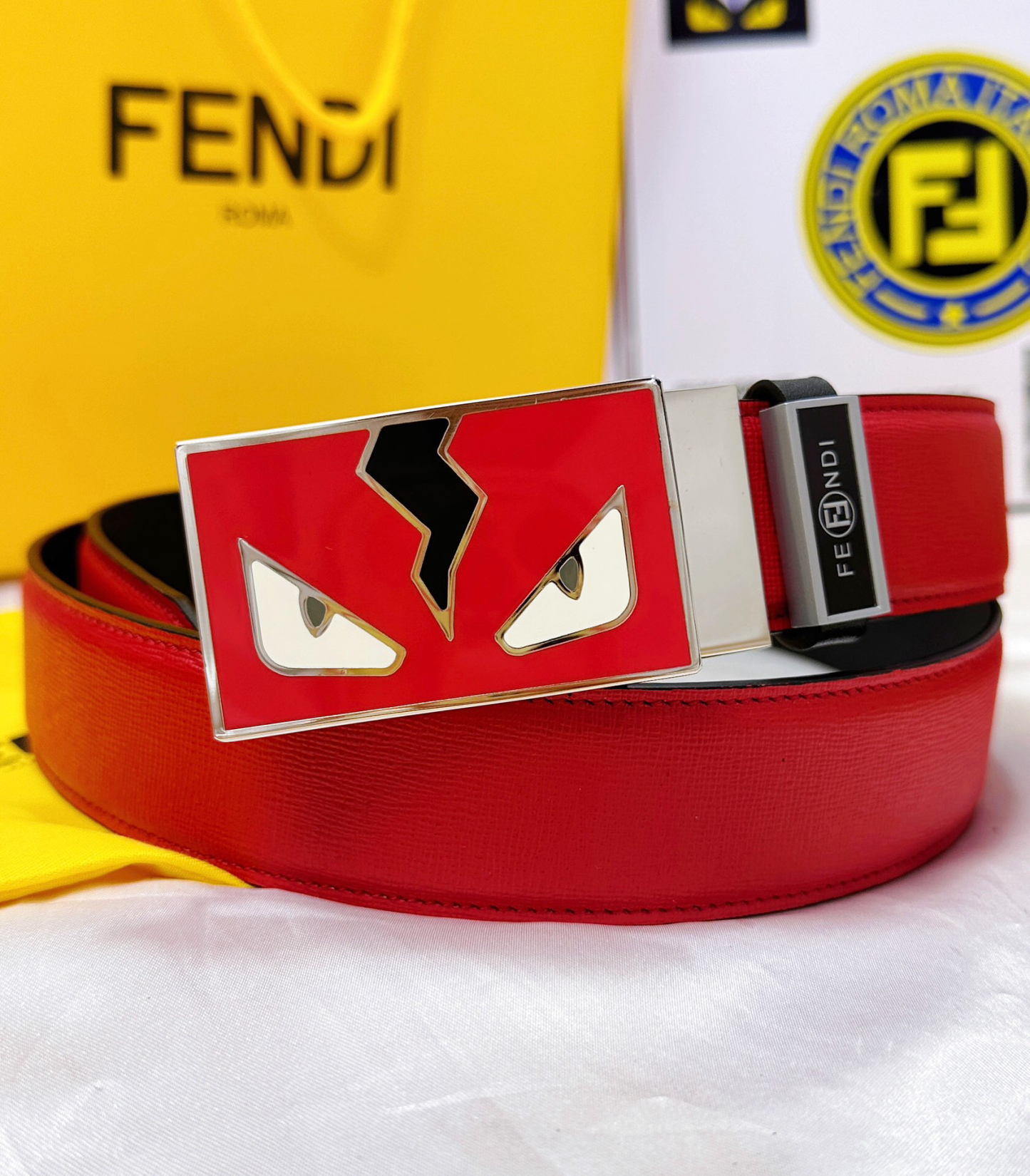 フェンディ「Fendi」リトルモンスター ベルト - リバーシブル