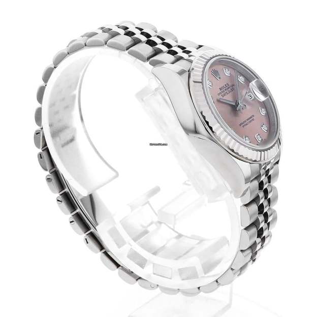ロレックス「Rolex」レディ デイトジャスト 28 mm ピンクダイアル