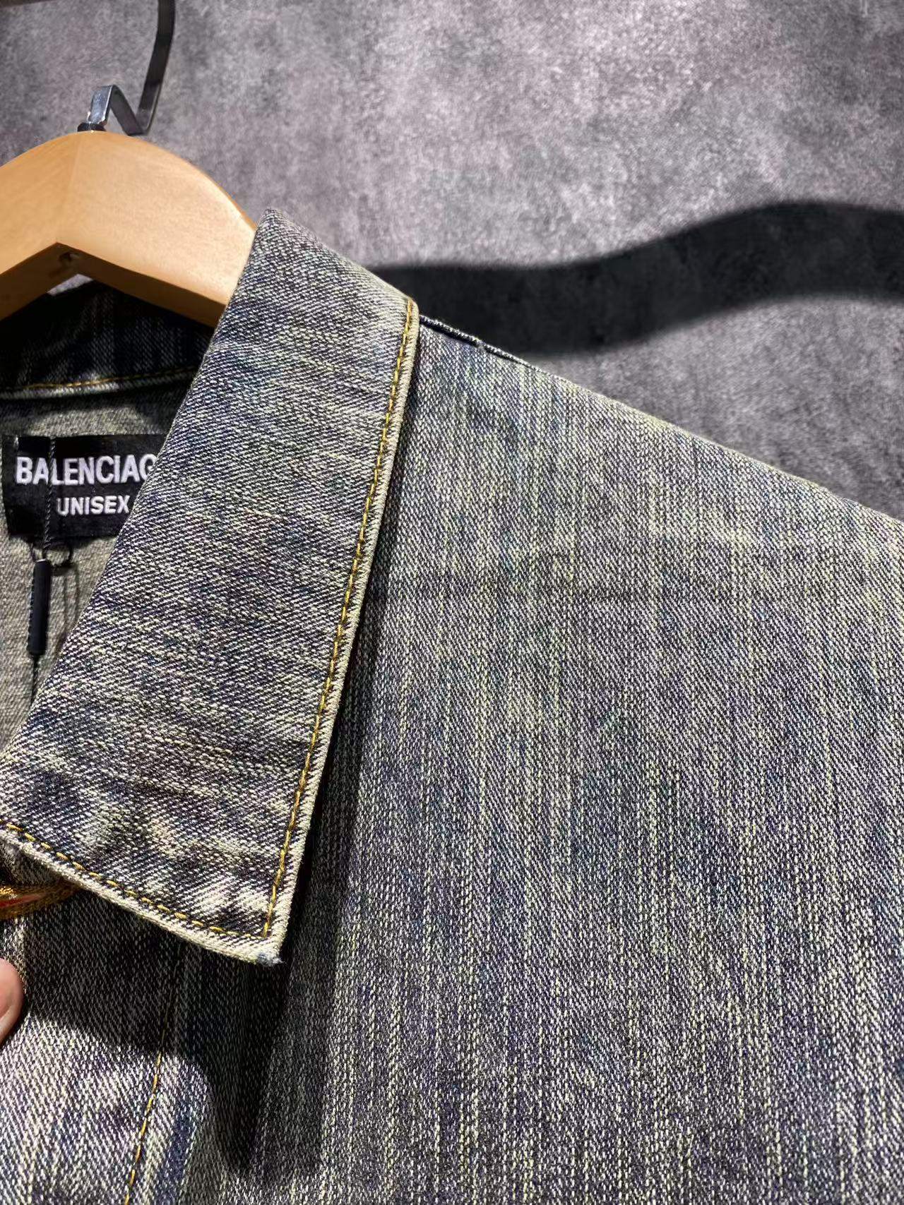 バレンシアガ「Balenciaga」デニムジャケット クラシック リデザイン