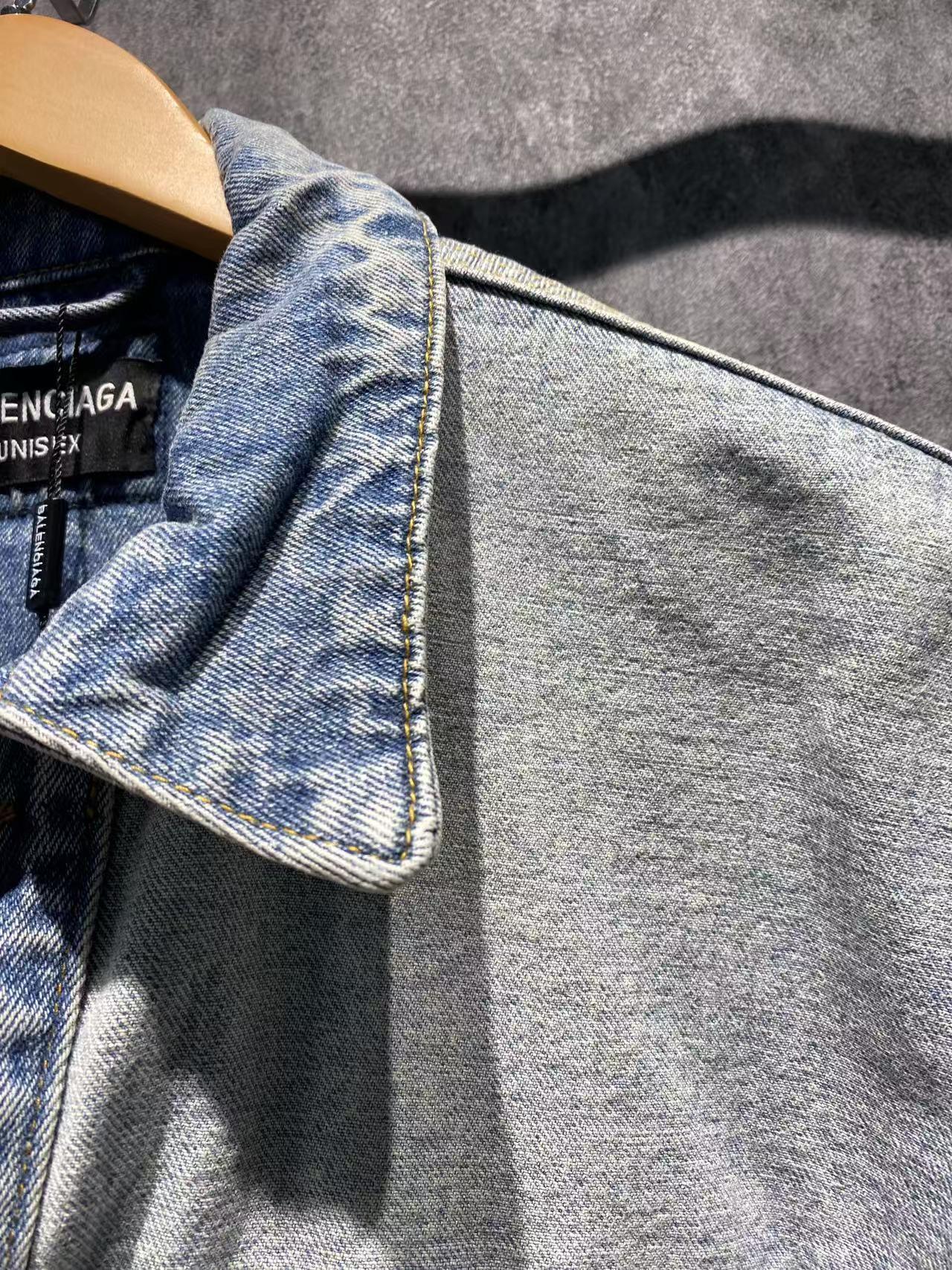 バレンシアガ「Balenciaga」デニムジャケット クラシック リデザイン