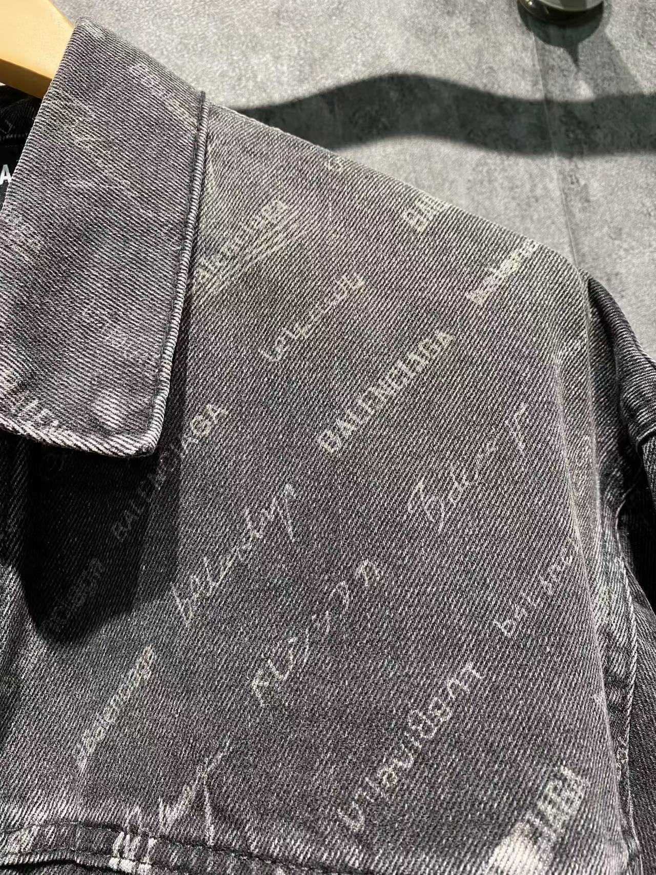 バレンシアガ「Balenciaga」デニムジャケット クラシック リデザイン
