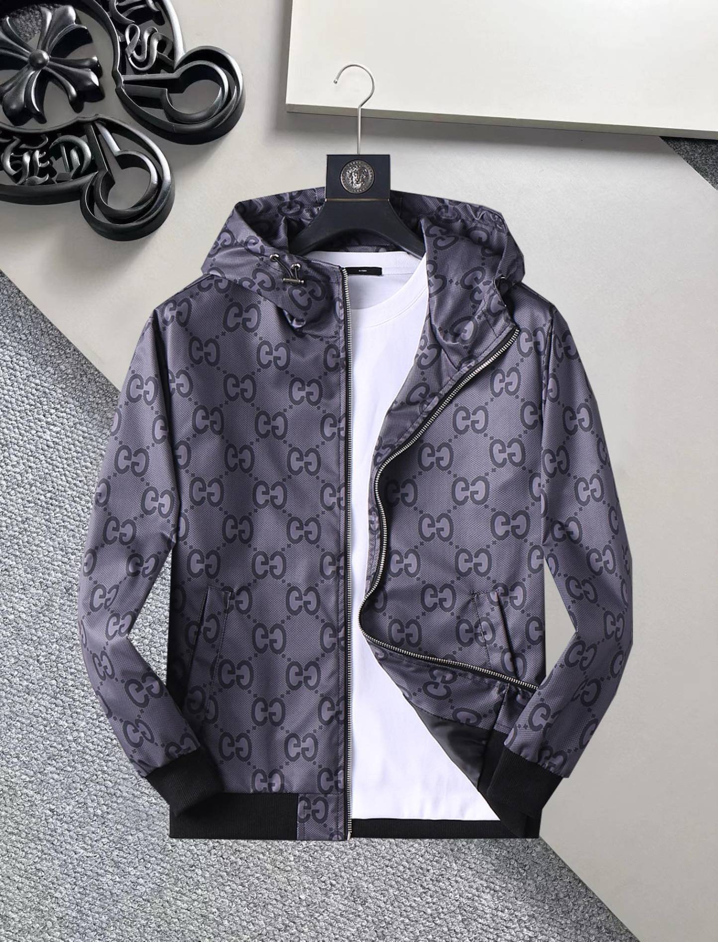 グッチ「Gucci 」秋冬新作メンズフード付きジャケット
