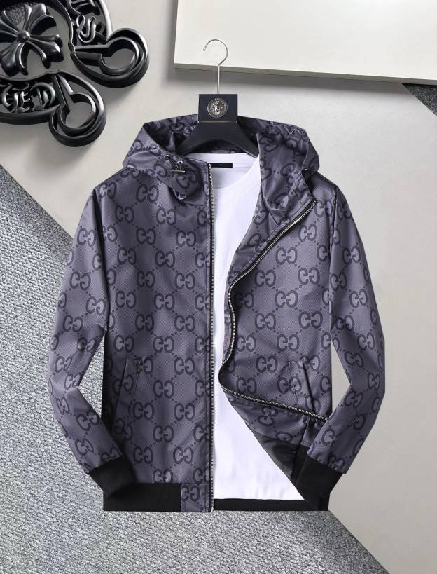 グッチ「Gucci 」秋冬新作メンズフード付きジャケット