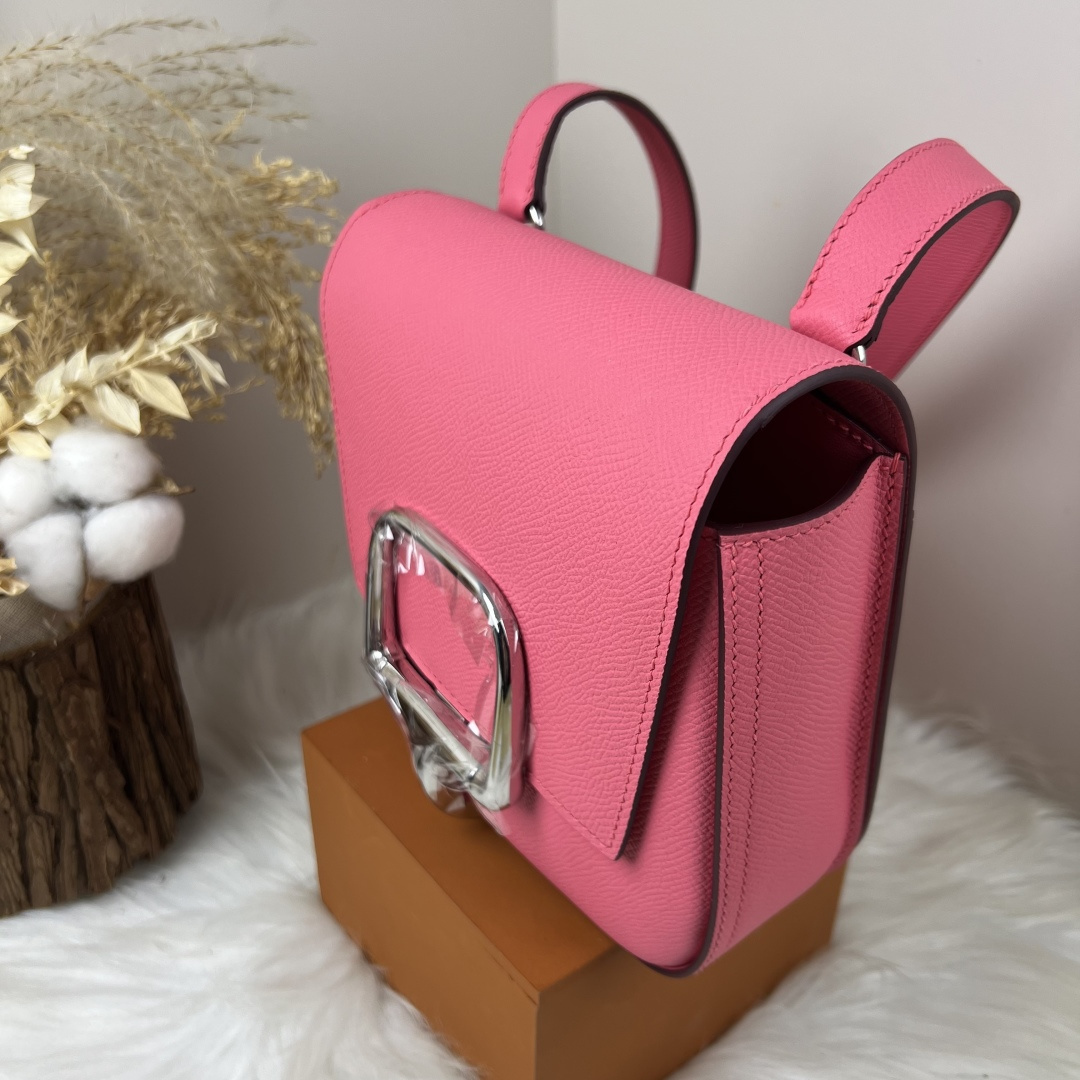 【厳選新入荷】エルメス Della Cavalleria Mini サドル金具クロスボディバッグ「乗馬モチーフ本革ショルダー」