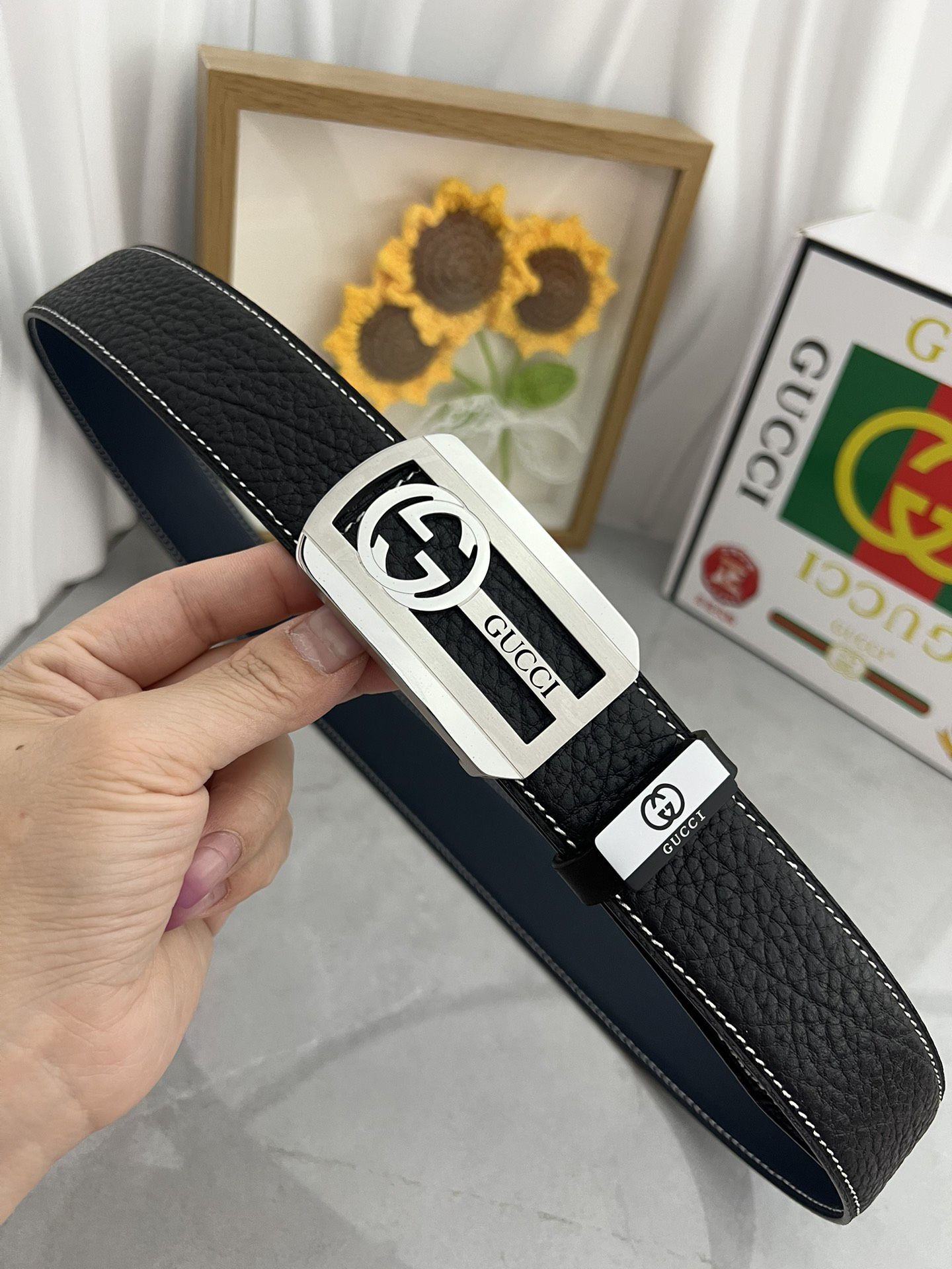 【在庫新登場】Gucci イタリアンテイストベルト「全長約 100cm」