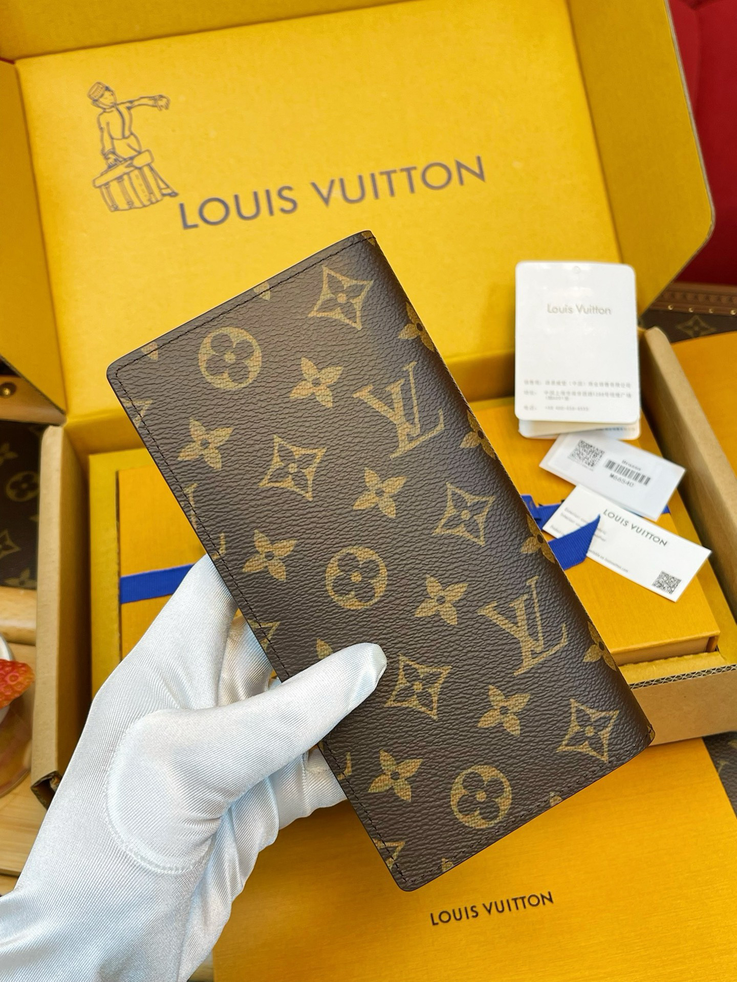 ルイ・ヴィトン ブラザ 二つ折り長財布