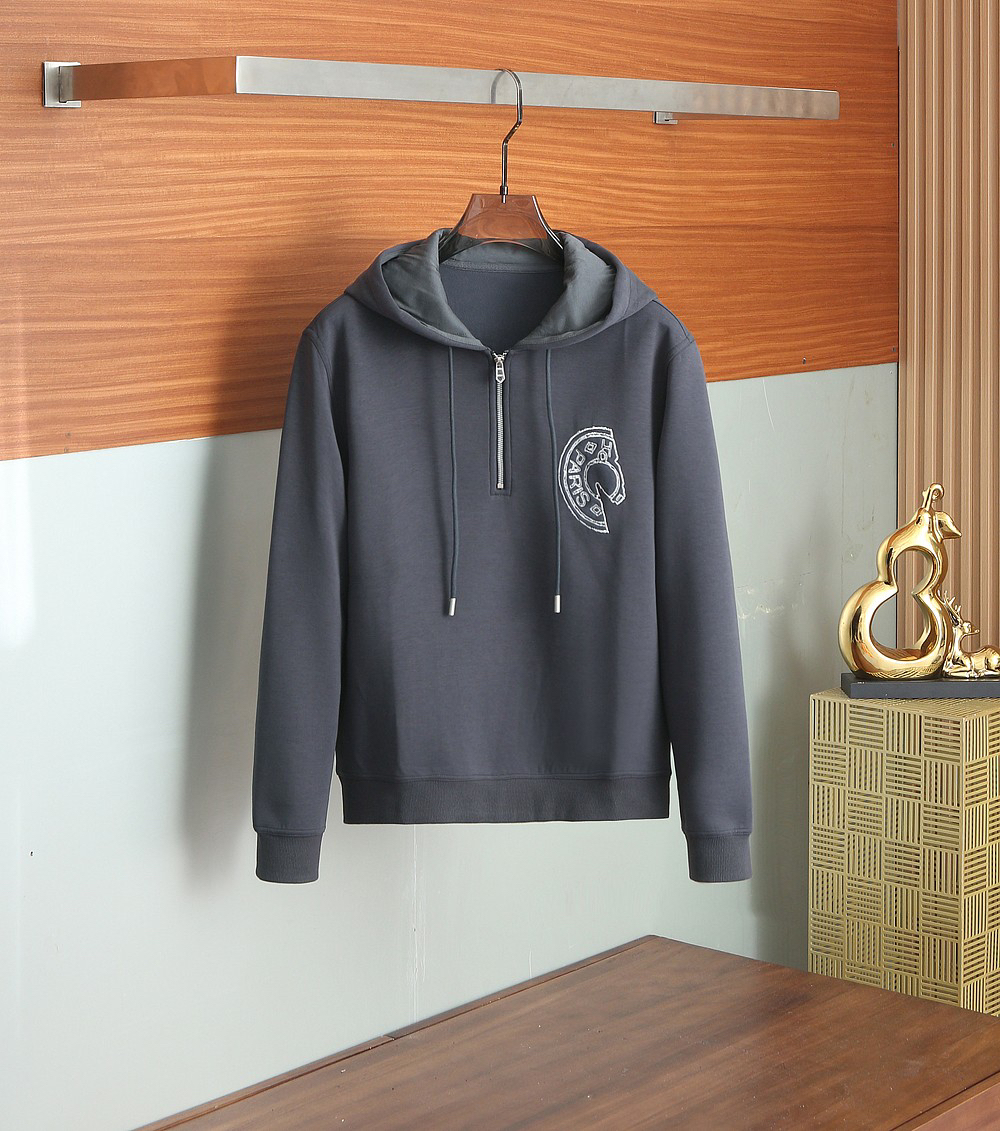 エルメス「Hermès」新着 メンズ フード付きスウェットシャツ