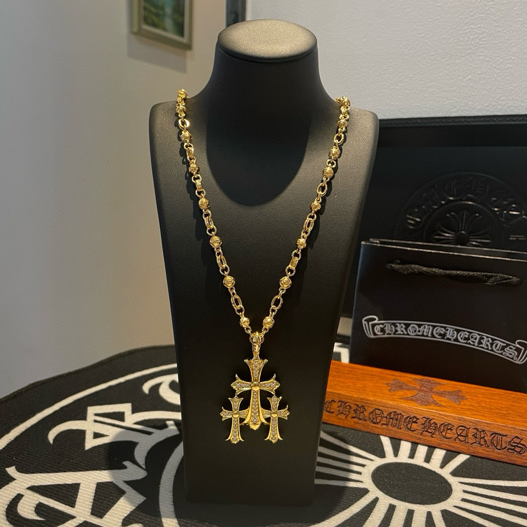 クロムハーツ「Chrome Hearts」クラシック ペンダントネックレス - 男女兼用