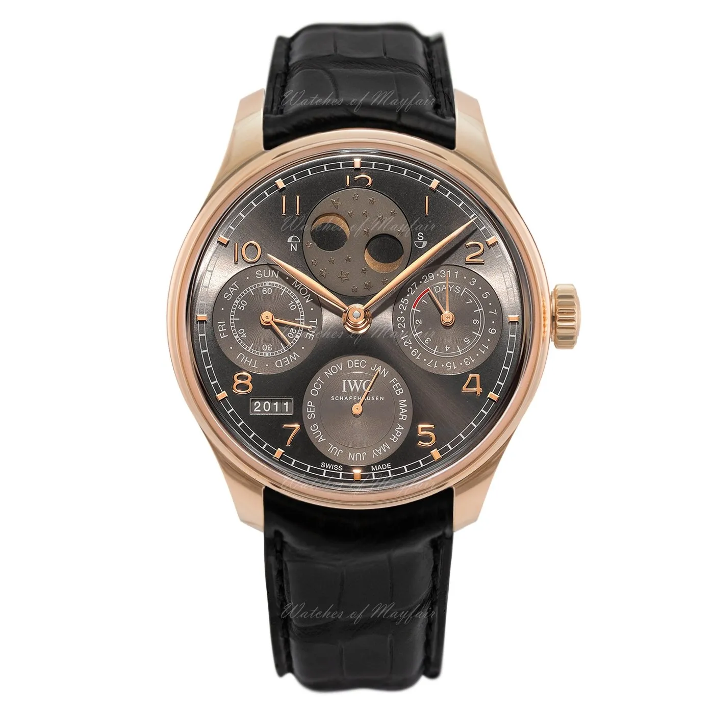 アイ・ダブリュー・シー「IWC」ポルトギーゼ パーペチュアルカレンダー 腕時計 41mm