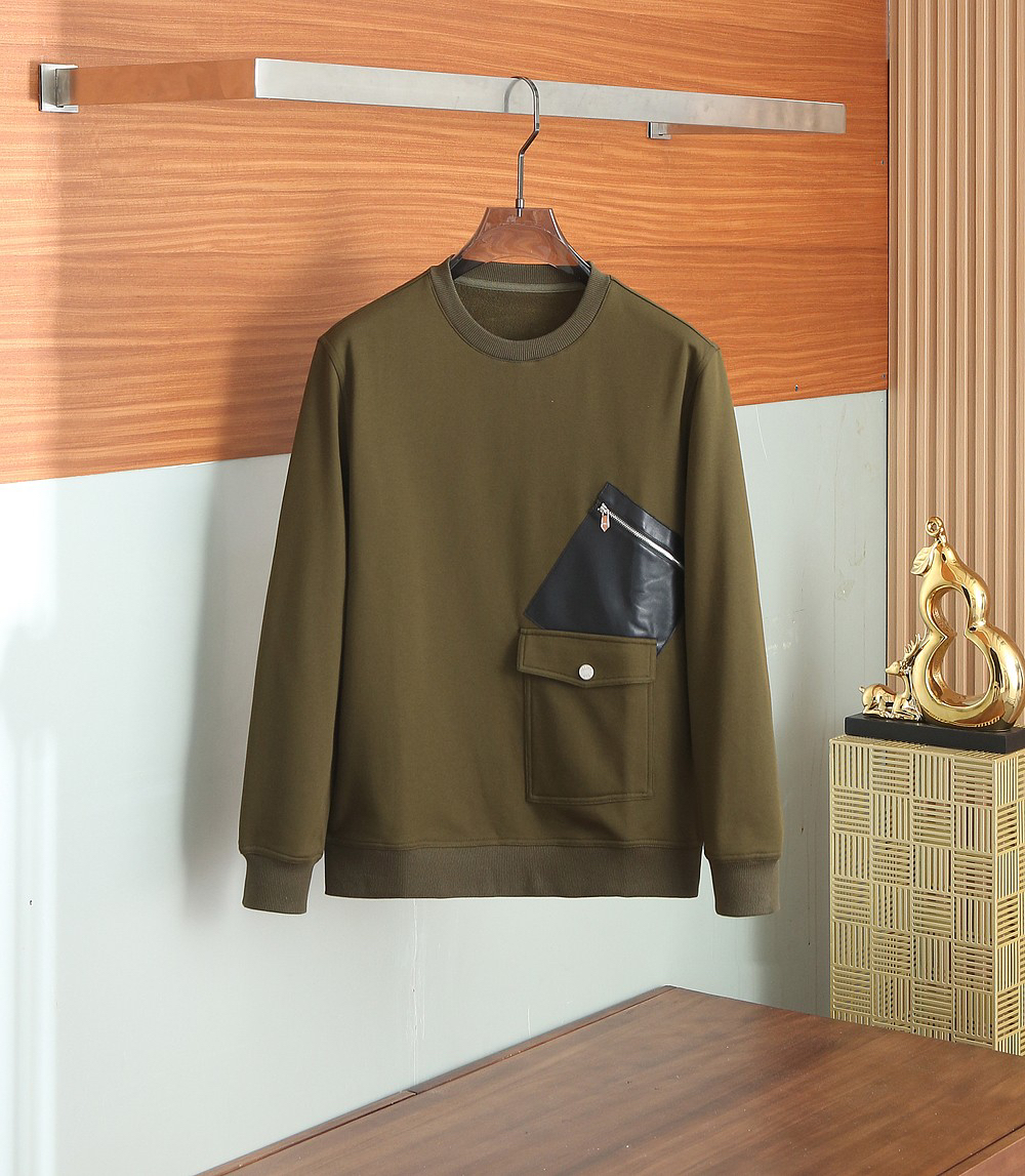 エルメス「Hermès」新作クラシックラウンドネックプルオーバーフーディ