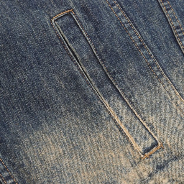 Balenciaga / バレンシアガ 23Fw ダブル B のアルファブットの手描きグラフィティプリントのジーンズジャケット