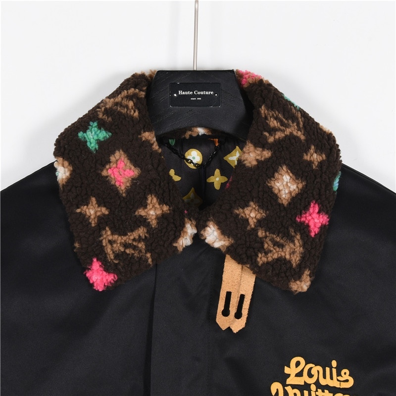 LouisVuittonルイ・ヴィトン × タイラーのモノグラム 着脱可能なファー付きジャケットコート