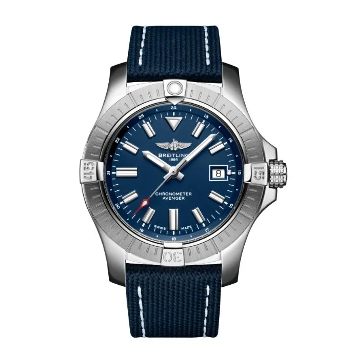 ブライトリング「Breitling」アベンジャー デュアルタイム オートマティック メンズウォッチ 43MM