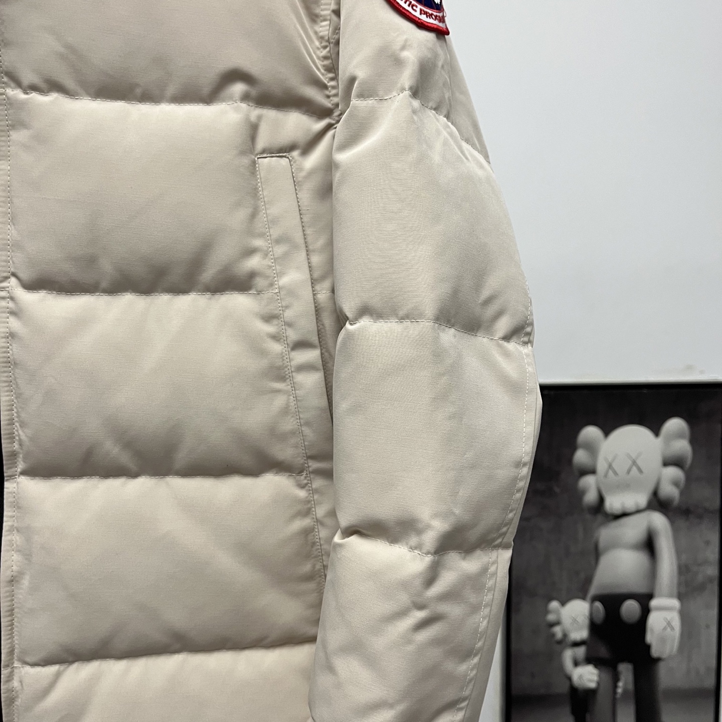 カナダグース メンズ ニットスタンドカラーダウンジャケット