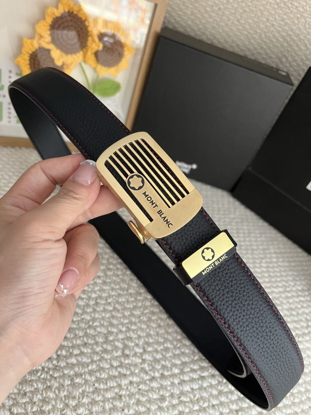 【厳選在庫】Montblanc ビジネスマン正装ベルト「全長約 100cm」