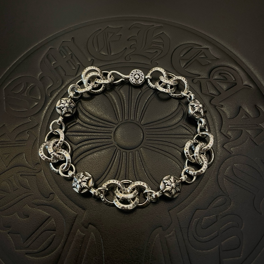 クロムハーツ「Chrome Hearts」ブレスレット - ヴィンテージ＆ロックテイスト ペア用