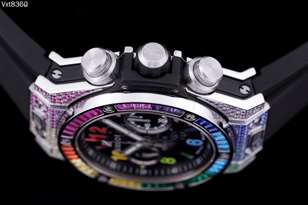 ウブロ「Hublot」ビッグバン ウニコ チタニウム レインボー 42MM