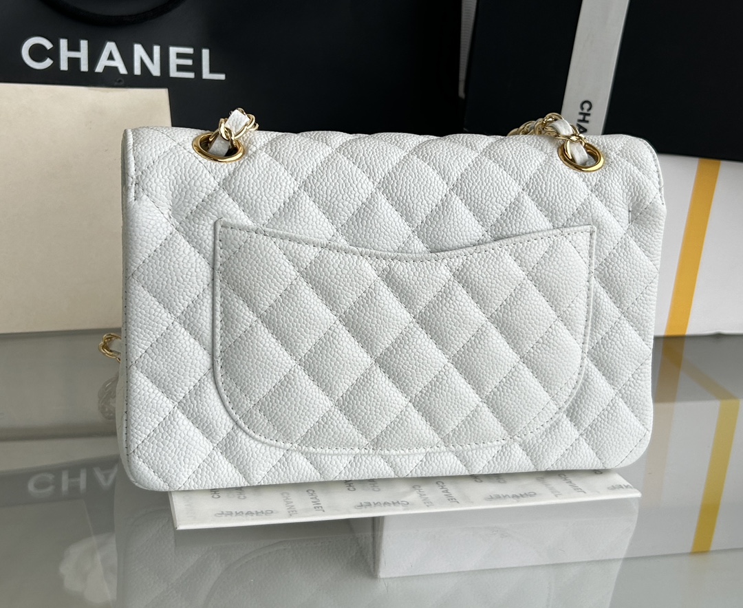 シャネル「Chanel」 Classic Flap レザー 菱格紋 ショルダーバッグ