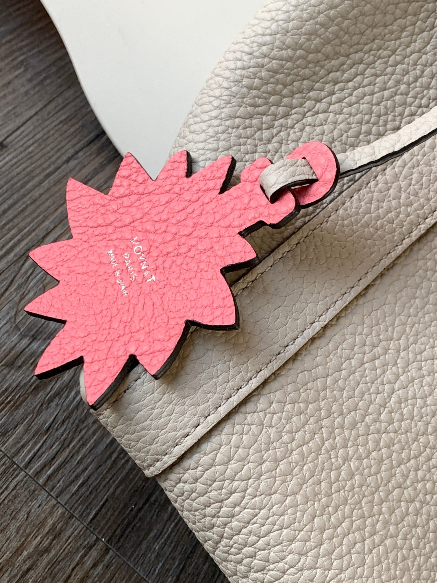 モイナ「Moynat」Duo Tote BB レザートートバッグ