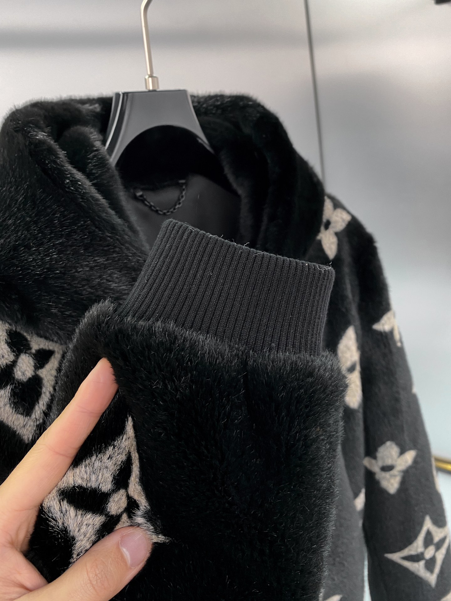 ルイ・ヴィトン「Louis Vuitton」 ウール エンブロイダリー ベースボール ジャケット