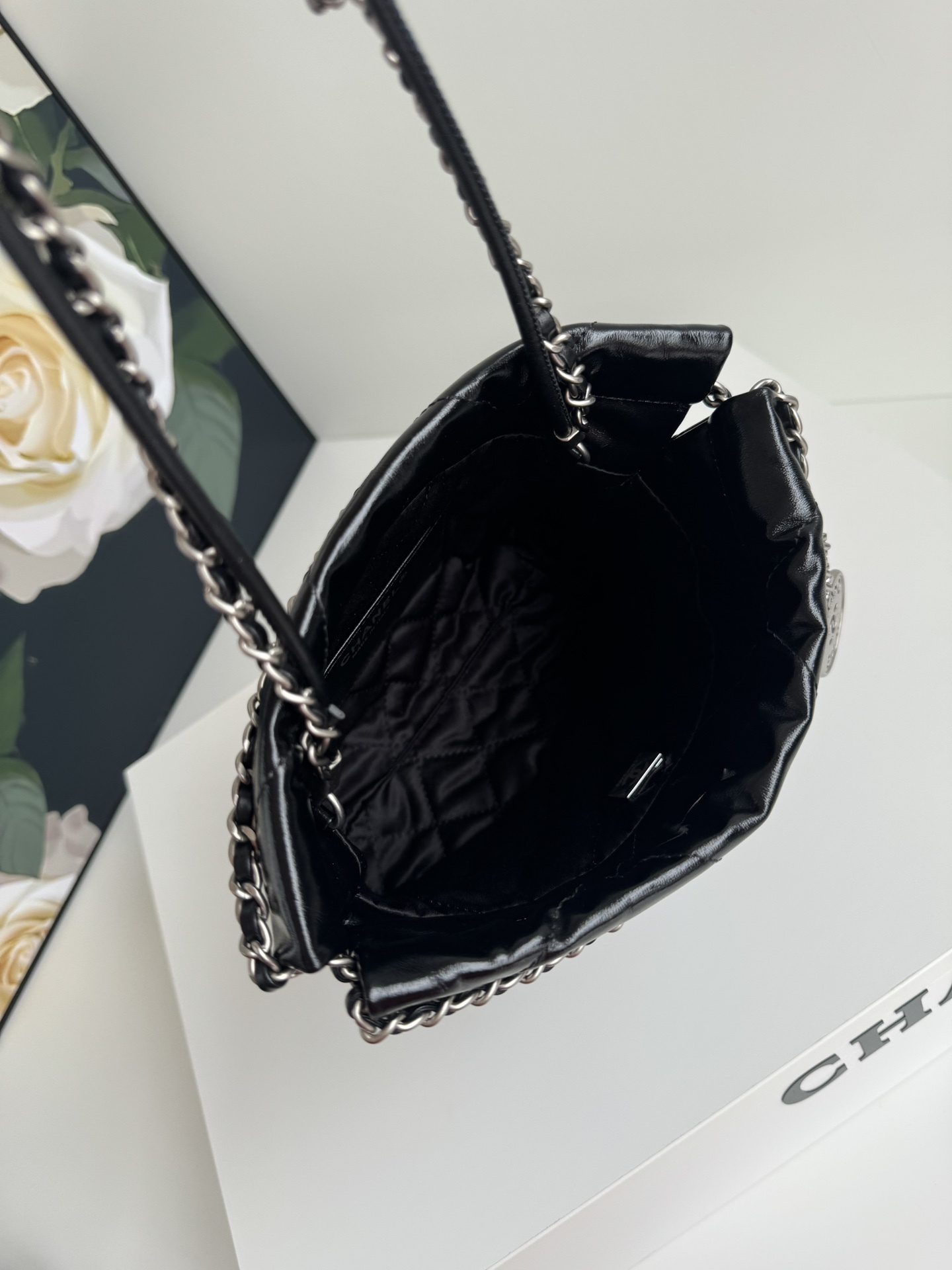 シャネル「Chanel」22Bag 24S グラデーション ミニ ショルダーバッグ