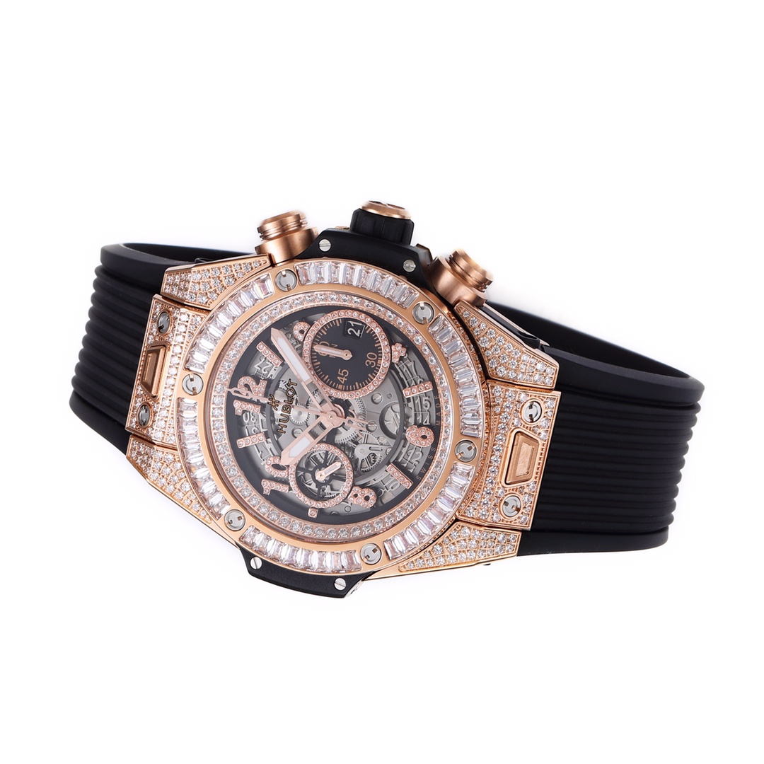 ウブロ「Hublot」ビッグバン ウニコ チタニウム ジュエリー 44MM