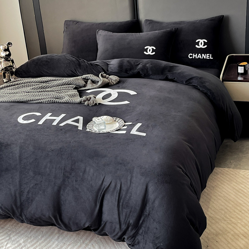 シャネル「Chanel」プレミアム クリスタルベルベット プリント 4点セット