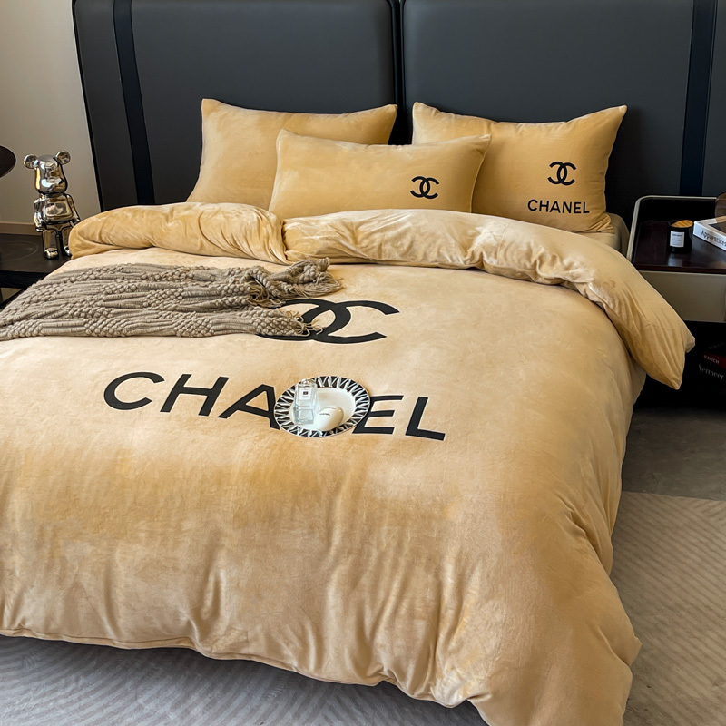 シャネル「Chanel」プレミアム クリスタルベルベット プリント 4点セット