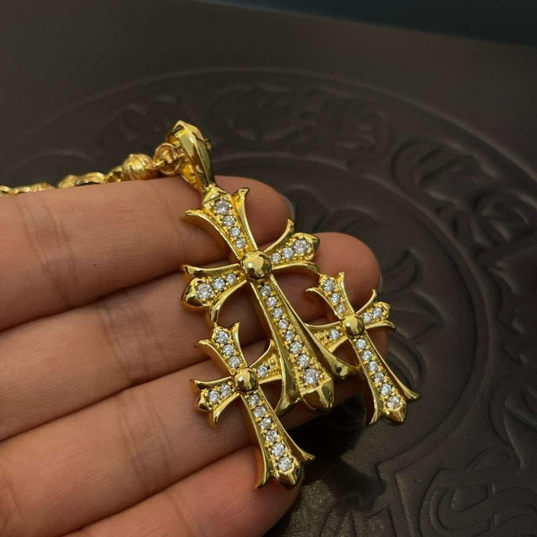 クロムハーツ「Chrome Hearts」クラシック ペンダントネックレス - 男女兼用