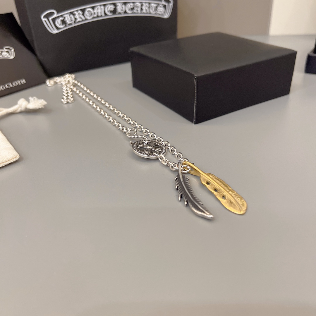 クロムハーツ「Chrome Hearts」シンプルペンダントネックレス - ユニセックス