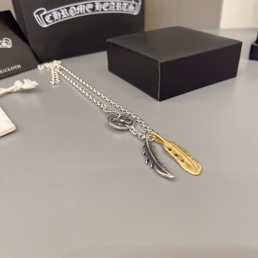 クロムハーツ「Chrome Hearts」シンプルペンダントネックレス - ユニセックス