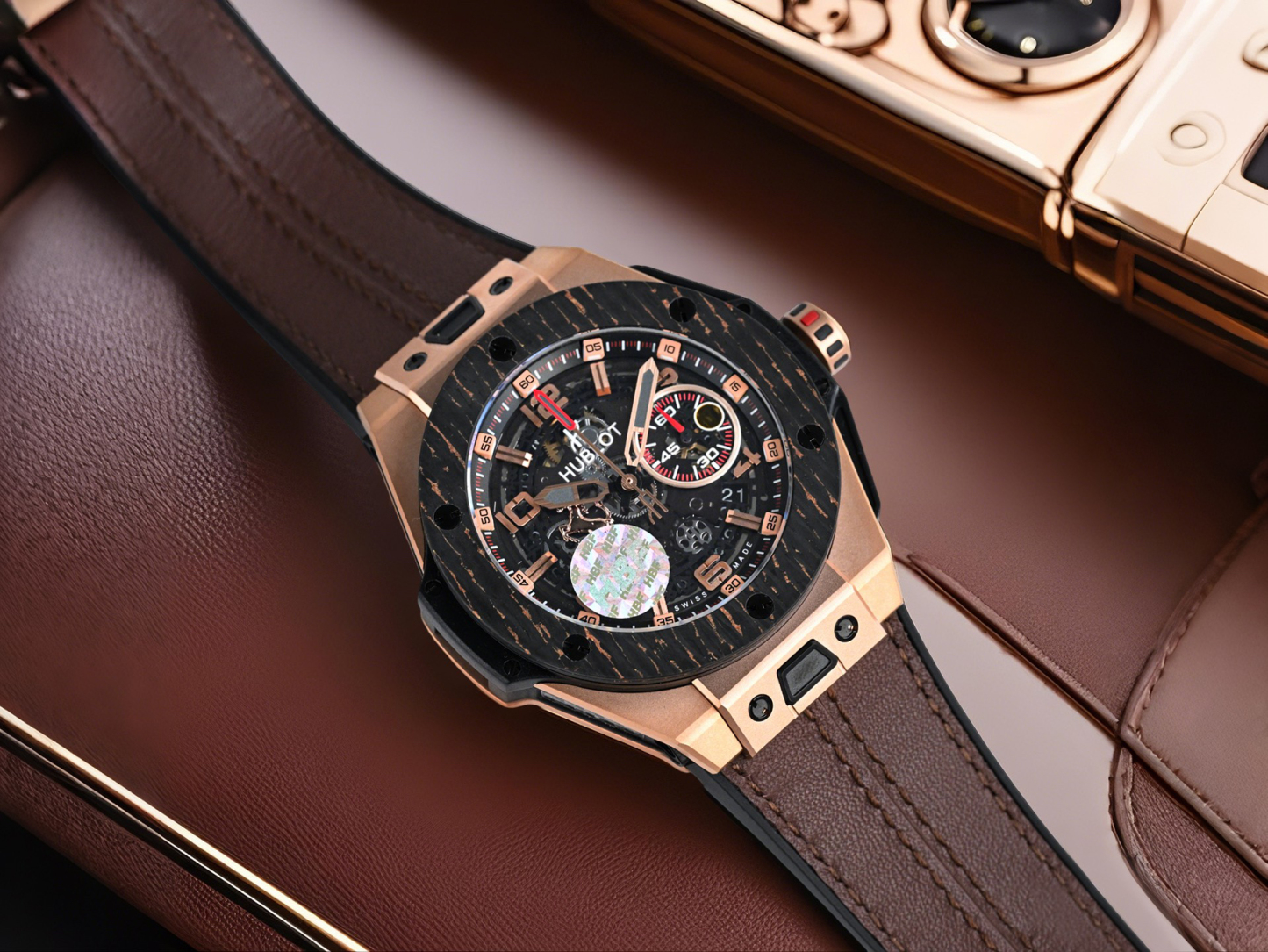 ウブロ「Hublot」ビッグバン ユニコ フラーリ クロノグラフ ウォッチ 45mm