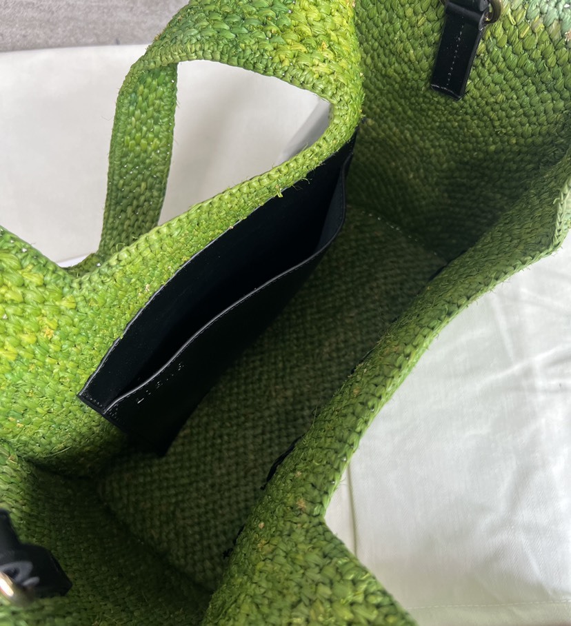 ロエベ「Loewe」Palm Series 手工酒椰纤维トートバッグ