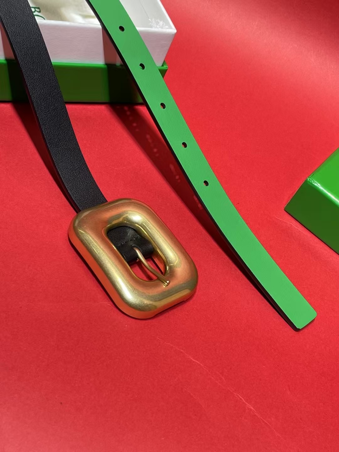 ボッテガ ヴェネタ「Bottega Veneta」 ヴィンテージ ピンバックル ベルト100CM