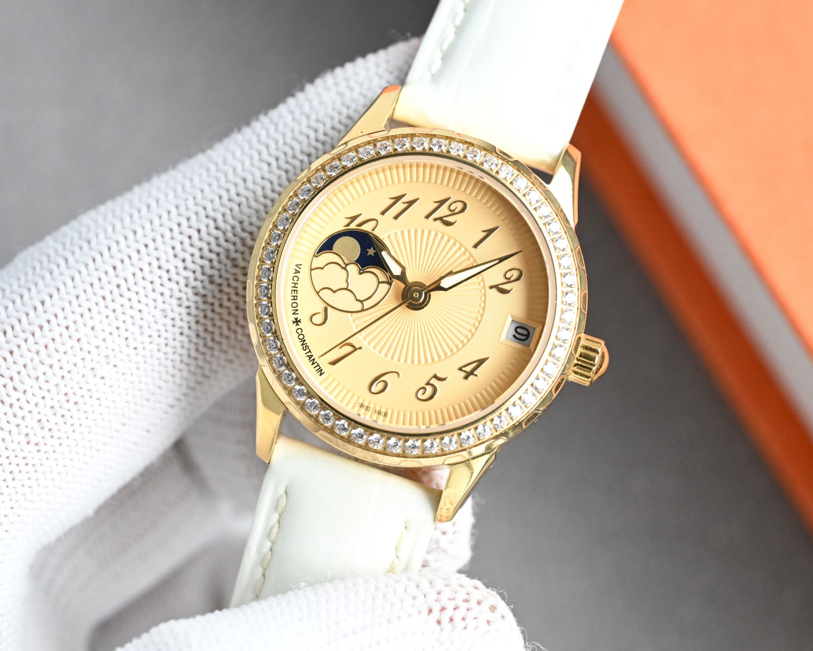 ヴァシュロン・コンスタンタン［Vacheron Constantin］フルール・デュ・ジャルダン レディースジュエリーウォッチ33MM