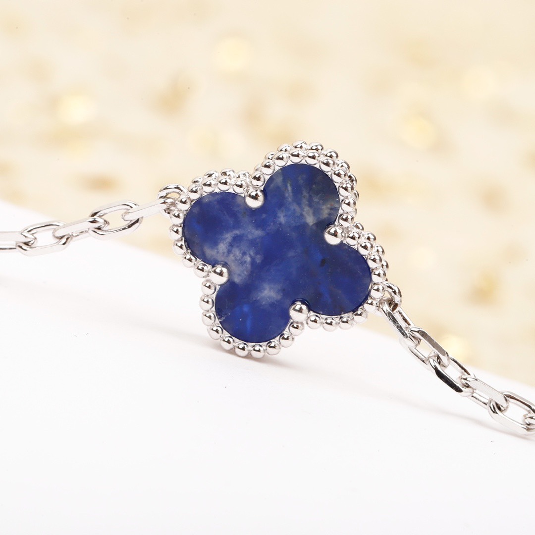 ヴァン クリーフ＆アーペル「Van Cleef & Arpels」 Vintage Alhambra 5モチーフ ブレスレット19cm