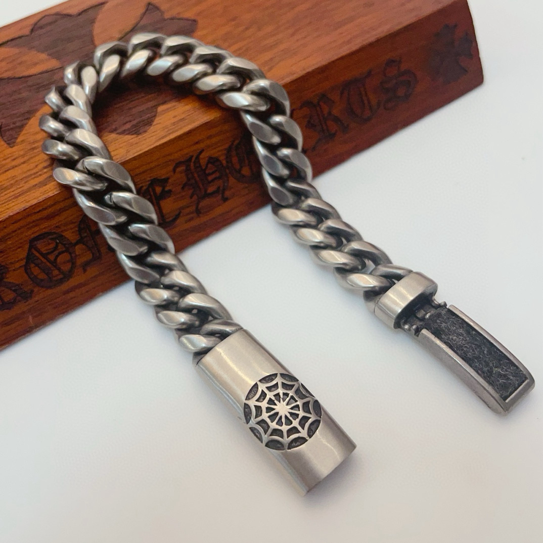 クロムハーツ「Chrome Hearts」ブレスレット - ヴィンテージ＆ロックテイスト ペア用