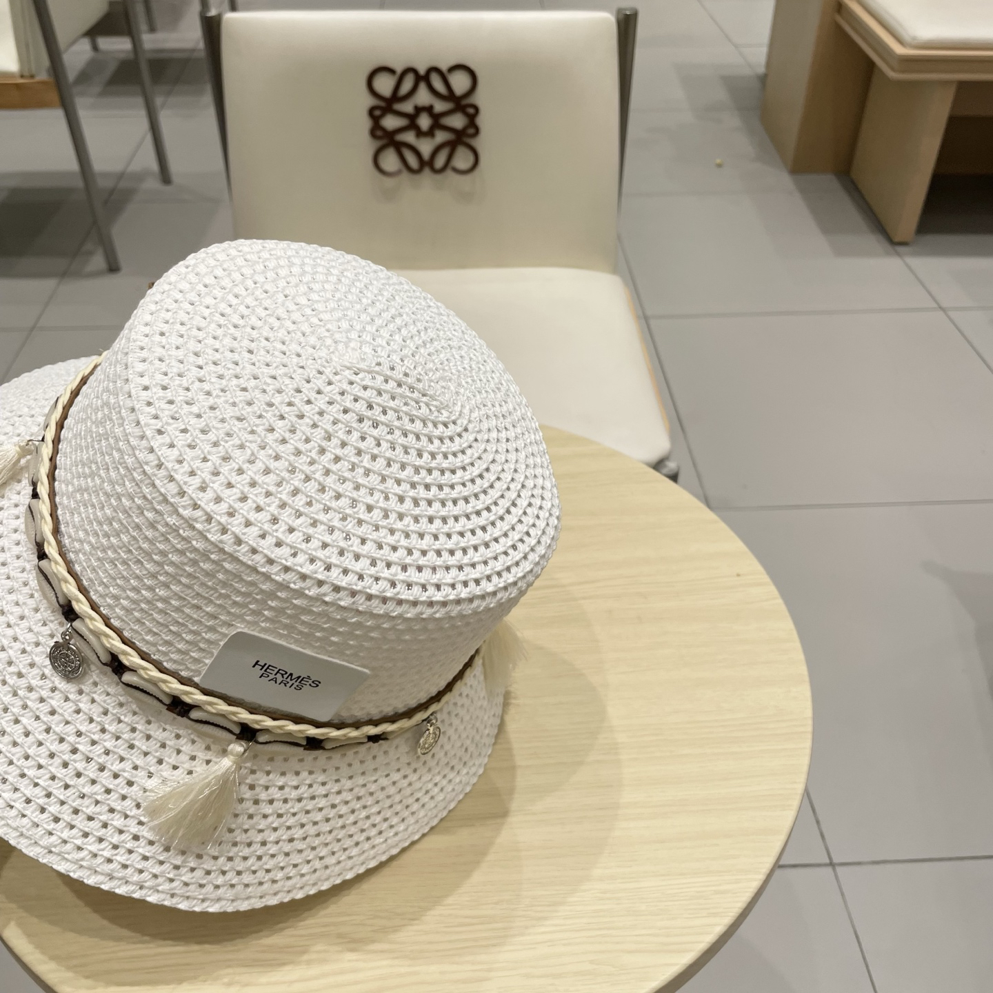 エルメス「Hermès」 Greta レースド パナマハット