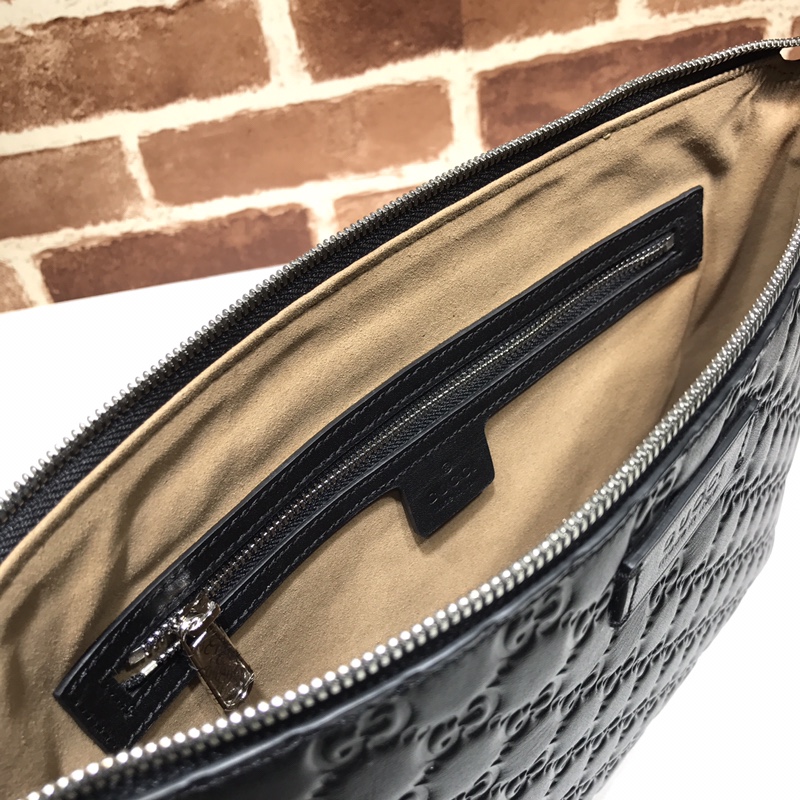 グッチ「Gucci」プレミアム ロック付き レザー ポシェット