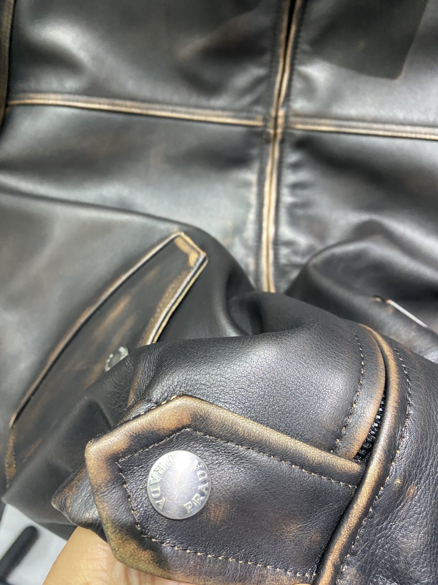 プラダ「Prada」秋冬新作 メンズヘッドレザージャケット