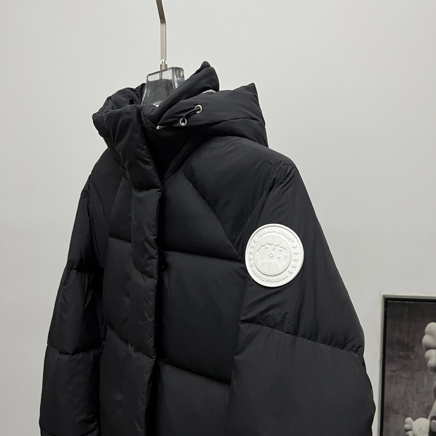 カナダグース フード付きファー付きダウンジャケット 男女兼用