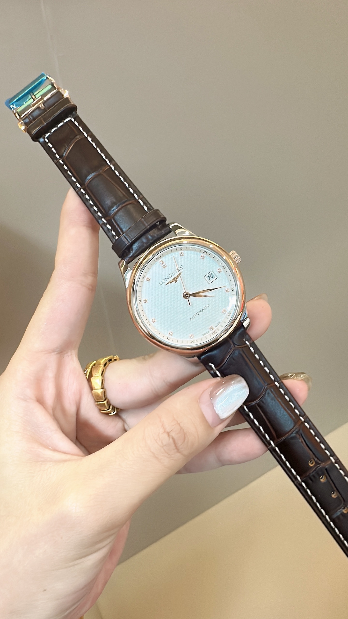 ロンジン「Longines」マスターコレクション メンズ メカニカルウォッチ 40mm