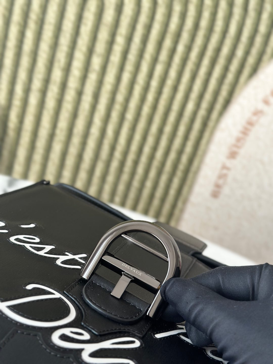 デルヴォー「Delvaux」Brillant Box ダブルリング ハンドバッグ