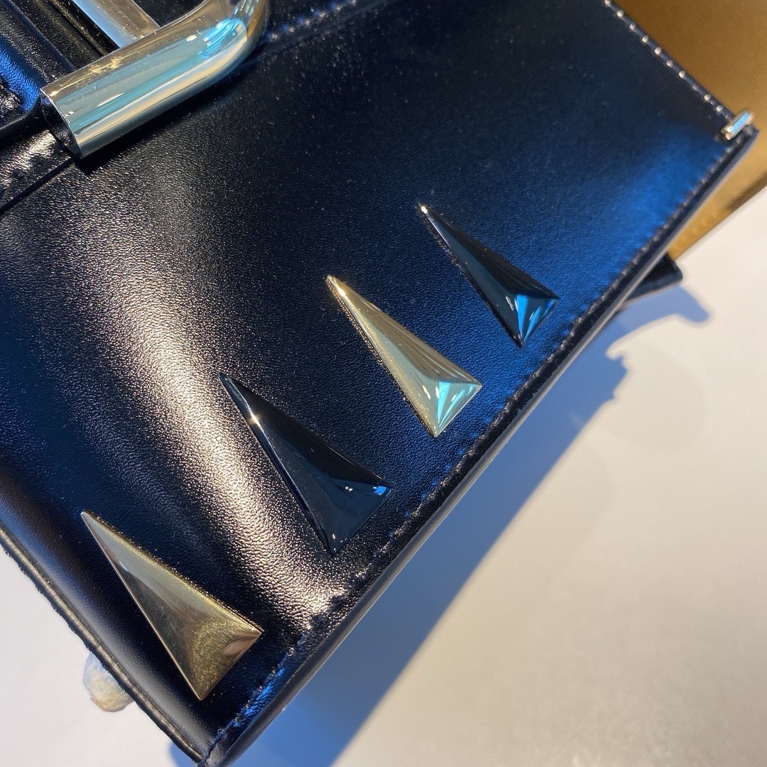 デルヴォー「Delvaux」Brillant Box ダブルリング ハンドバッグ