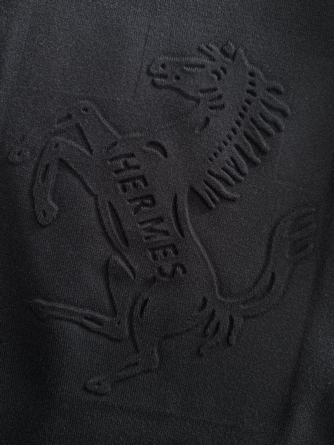 エルメス「Hermès」秋冬全身ジャージー柄新作シンプル丸首ニットウールセーター