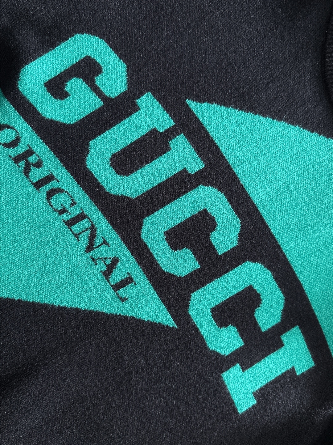 グッチ「Gucci」秋冬ウール混紡丸首プルオーバーニットセーター