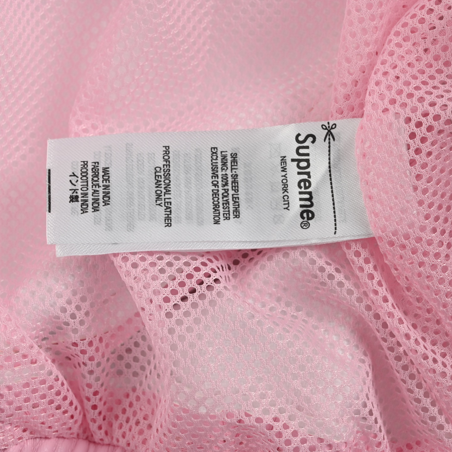 シュプリーム「Supreme x Umbro」コラボレーション レザージャケット