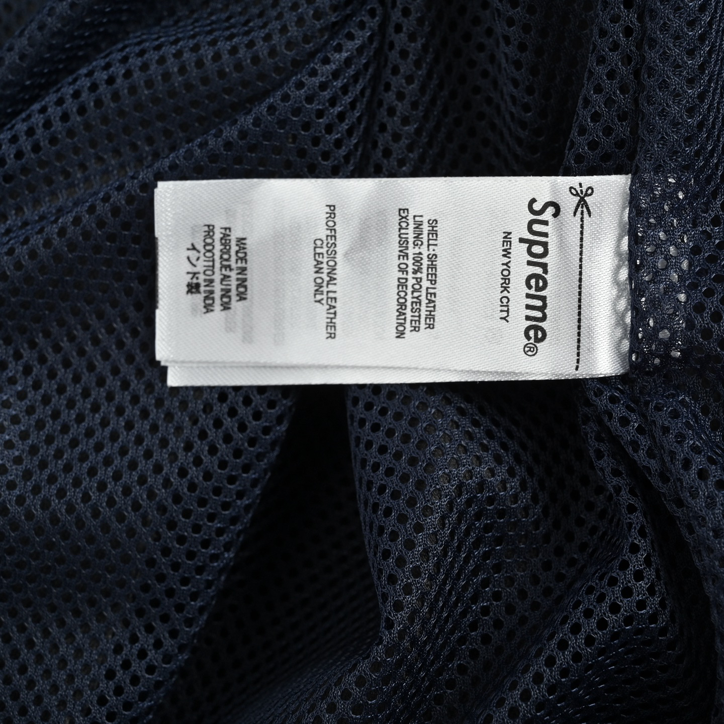 シュプリーム「Supreme x Chicago White Sox」コラボレーション レザージャケット