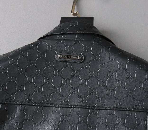 グッチ「Gucci 」秋冬新作メンズラペルレザージャケット