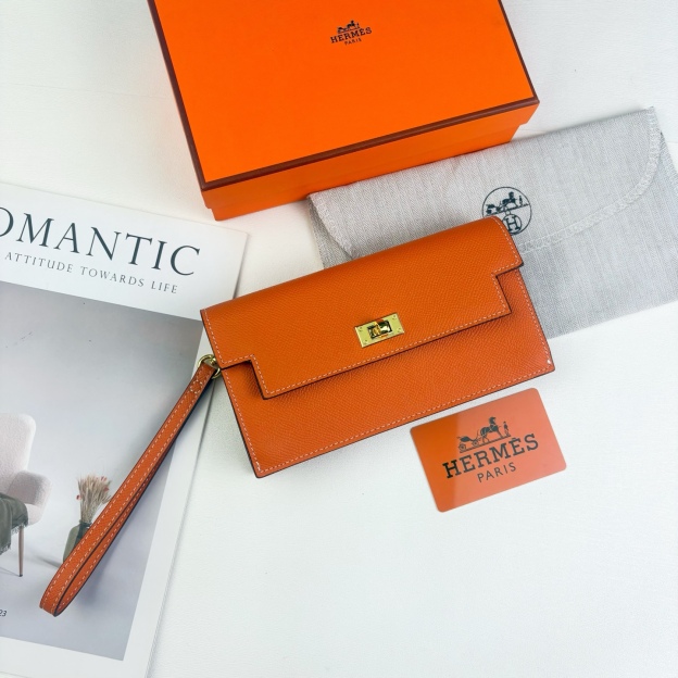 エルメス「Hermès」Kelly ポケット長財布 10色